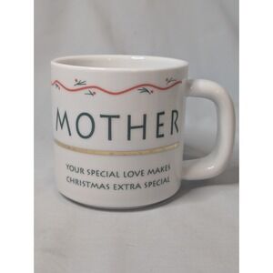 Coffee Mug Russ‎ Berrie Mother Your Love Makes Christmas Extra Special 12oz